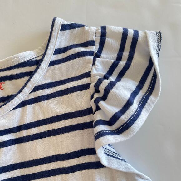 Cat & Jack Black White Stripe Chambray Dress - Medium - Picture 2 of 5